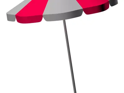 Beach umbrella Free 3D model purchase