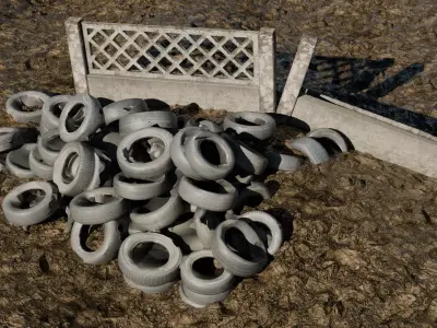 Silent Perimeter assets Free 3D model