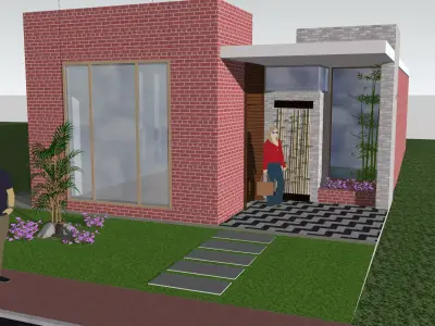 Vivienda de 84 m2  3D model