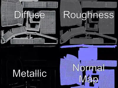 Modern Glass Skyscraper model pack Low-poly 3D model