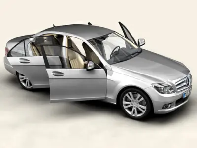 Mercedes C-Class 2007 3D model