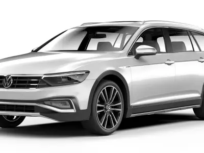 Volkswagen Passat Alltrack B8 FL 2020 3D model