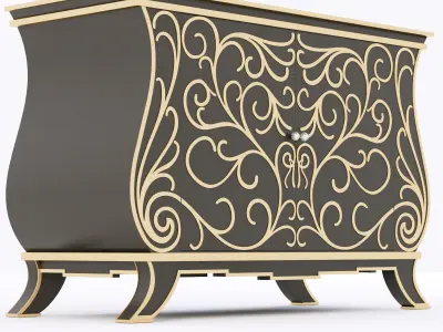 Roberto Ventura W114 chest of drawers 3D model