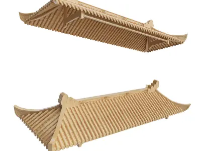 architectural Low-poly 3D model