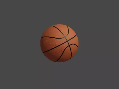BasketBall ball 3D model 6