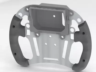 prokart RS16 v1 kart steering wheel 3D model