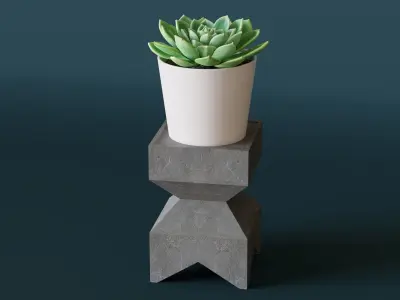 pedestal 14 3D print model