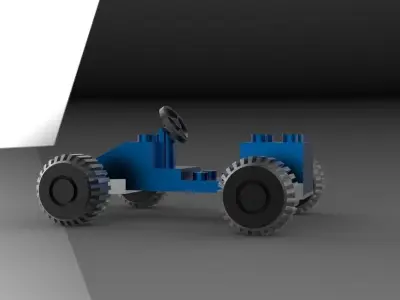 lego-toy 3D model