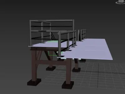 Escada Estrutural 3D model