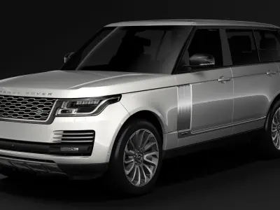 Range Rover Vogue SE LWB L405 2018 3D model