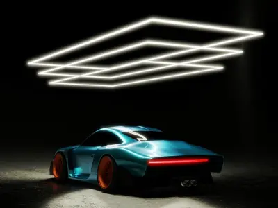 2019 Porche 935 3D model