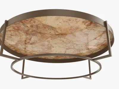 Coffee table round 3D model