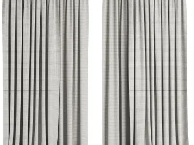 Curtain Set M10 3D model