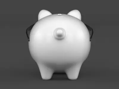 Piggy Bank 3D model