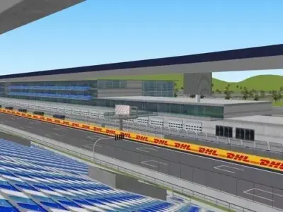 pista 3d autodromo internazionale San Angustino 3D model