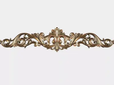 Carved decor for cnc 46 3D model