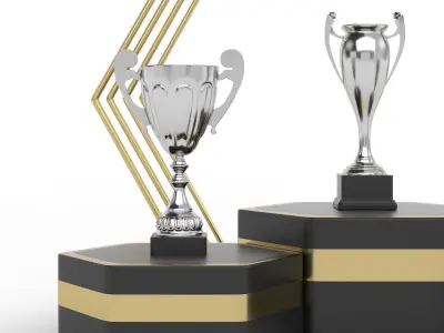 Trophy Cups 3D model 70