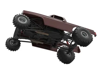 Mud dragster Version 3 Scale 1 to 25 3D print model