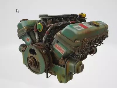 engine car 3D model