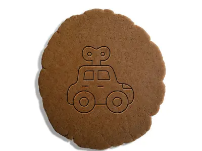 Wind Up Toy Car Cookie Cutter 3D print model