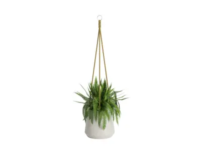 Clay Hanging Pot 3D model