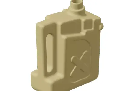 Plastic Stylish Jerry Can 3D model