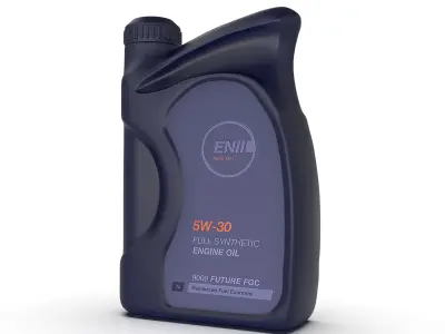 Engine Oil Bottle 3D model