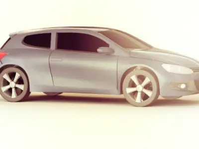Volkswagen Scirocco Free 3D model
