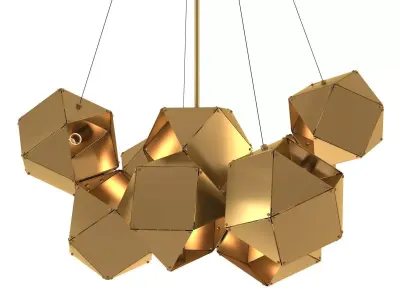Welles Central Chandelier 3D model