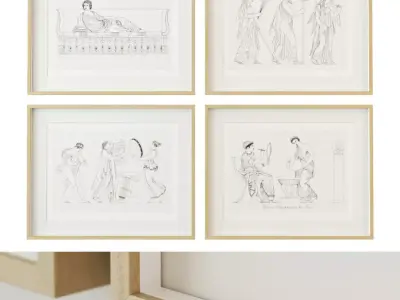 Gallery Wall 42 3D model