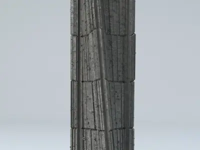 Sci Fi Shapes  - Dystopia Building 5 3D model