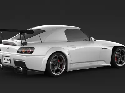 Honda S2000 Spoon Sports 3D model