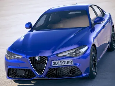 Alfa Romeo Giulia Veloce 2018 3D model