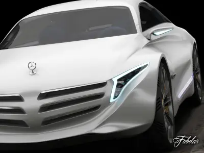 Mercedes Concept pack 2 3D model