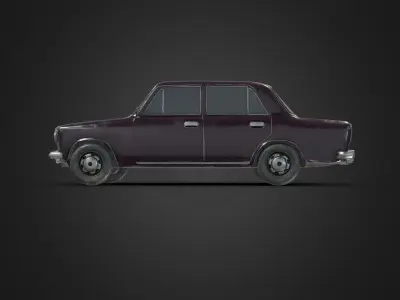 Lada 2101 Vaz PBR Low-poly 3D model