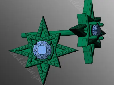 Earrings od65 3D print model
