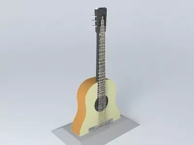 The Guitar Tower Free 3D model