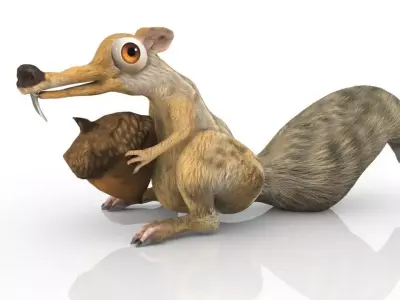squirrel 3D model