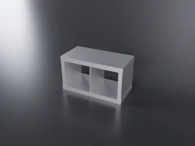 KALLAX 77x42 cm Low-poly 3D model