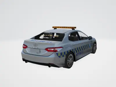 Low Poly Thai FollowMe Car Low-poly 3D model