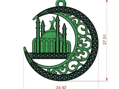 Pendant dp 4 3D print model