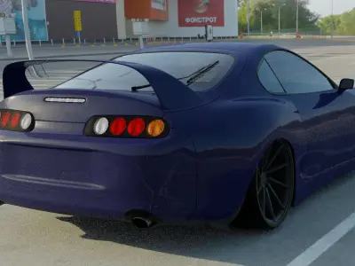 Toyota Supra MK4 Rigged 3D model