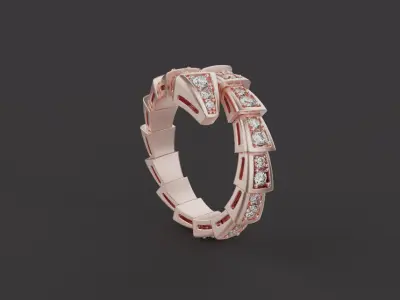 Serpent Ring 53532 3D print model