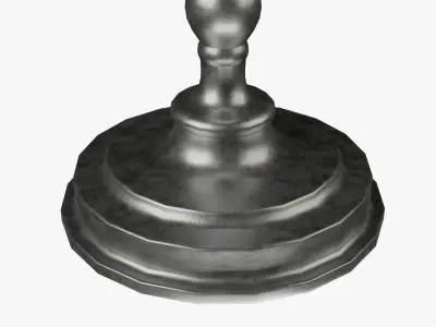 Candle Holder Low-poly 3D model