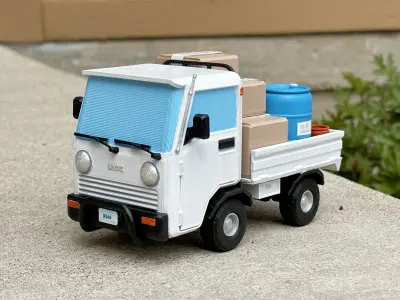 Suzuki Carry Kei Truck Free 3D print model