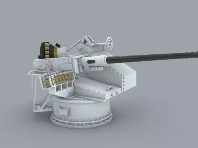 Boffin 40mm Bofors PM 3D print model