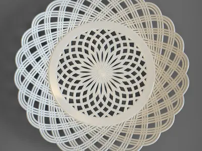 Decorative Plate 3D print model