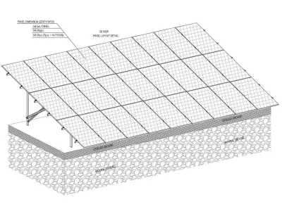 235 kWp Solar Project Type 17 3D model