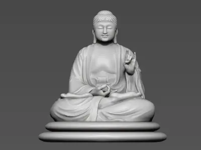 Buddha Sitting 3D print model