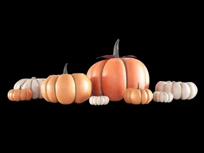 Pumpkins 3D model